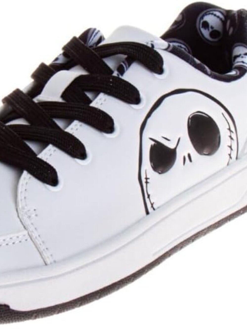 🎃Women's Black/White Winnie Minnie Jack Skellington Stitch Fashion Sneakers